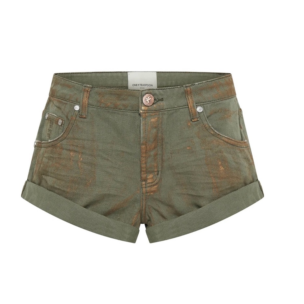 One Teaspoon Green Women's Shorts